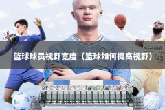 篮球球员视野宽度（篮球如何提高视野）