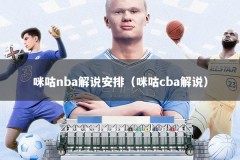 咪咕nba解说安排（咪咕cba解说）