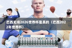 巴西无缘2026世界杯是真的（巴西2022年世界杯）